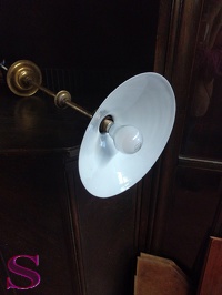 Deckenlampe Messing mit Glasschirm