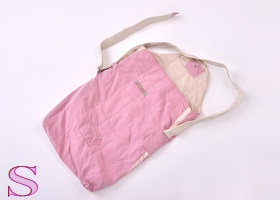 rosa Steppjackentaschen